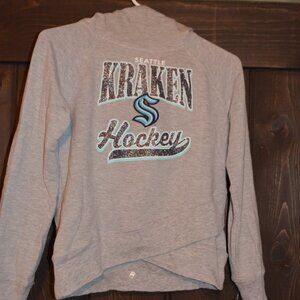New with Tags Womens Medium Seattle Kraken Cropped Hoodie